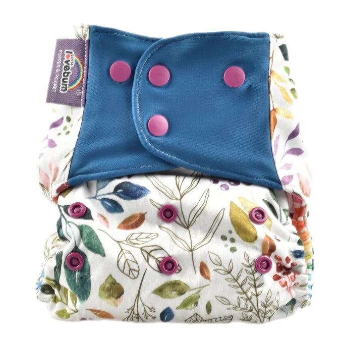 Little Lovebum Popper & Pocket V3 reusable cloth nappy
