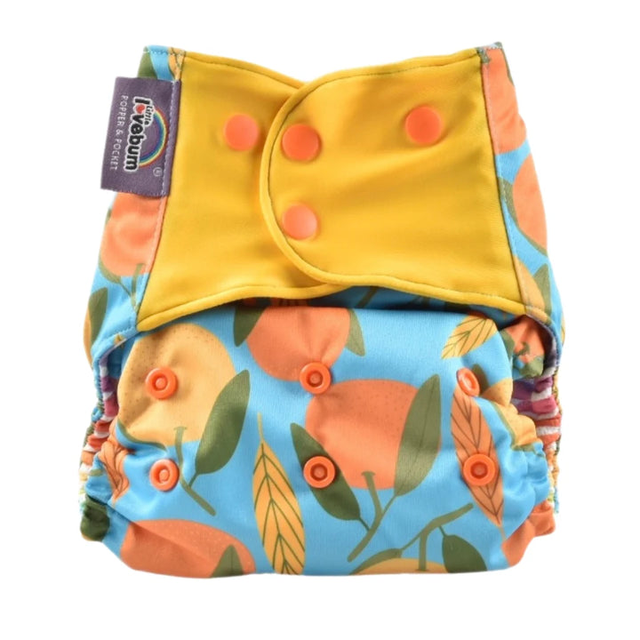 Little Lovebum Popper & Pocket V3 reusable cloth nappy