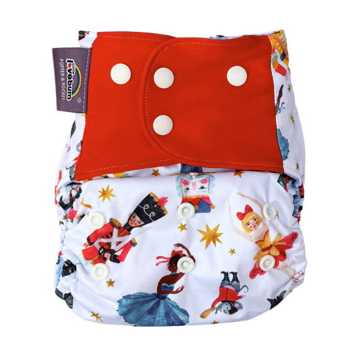 Little Lovebum Popper & Pocket V3 reusable cloth nappy